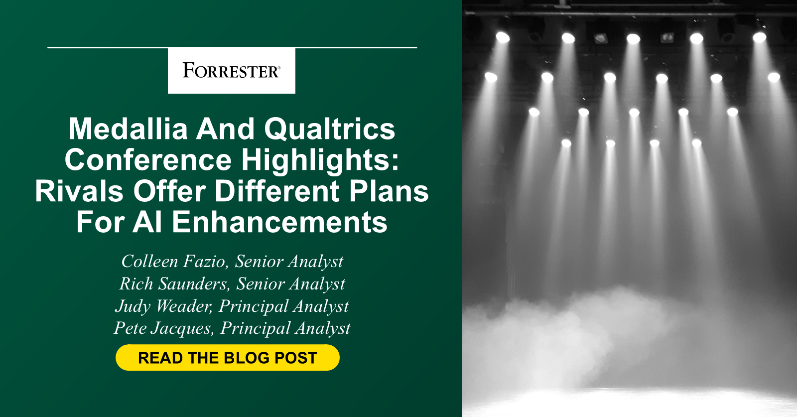Medallia And Qualtrics Conference Highlights: Rivals Offer Different Plans For AI Enhancements