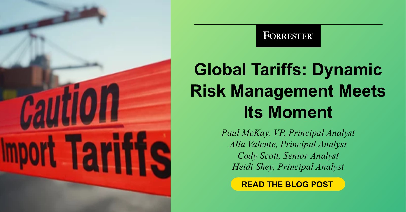 Global Tariffs: Dynamic Risk Management Meets Its Moment