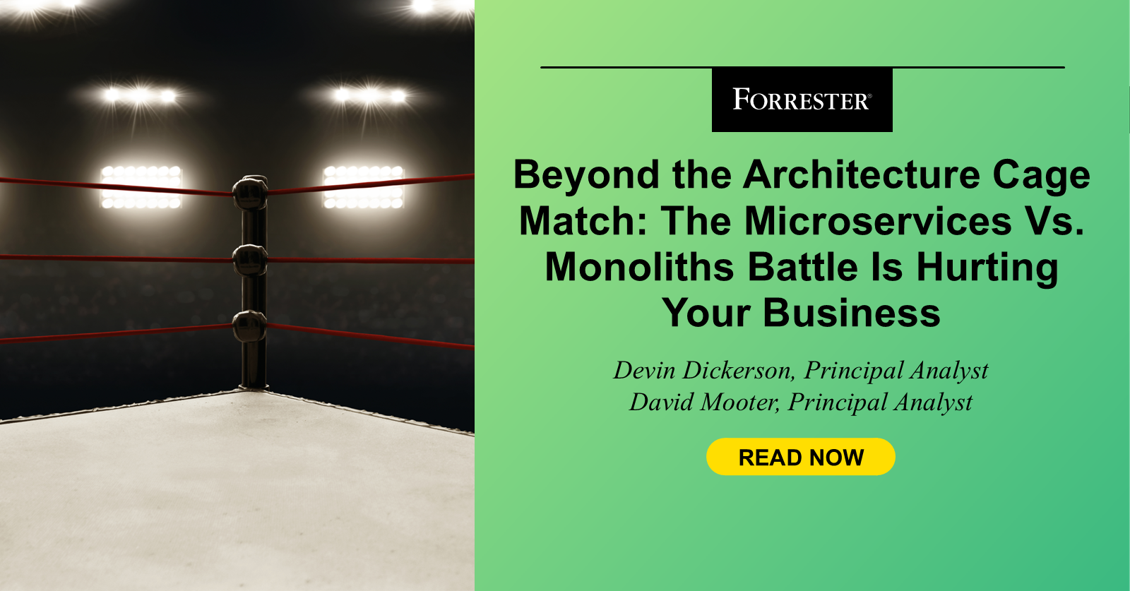 Beyond The Architecture Cage Match: The Microservices Vs. Monoliths Battle Is Hurting Your Business