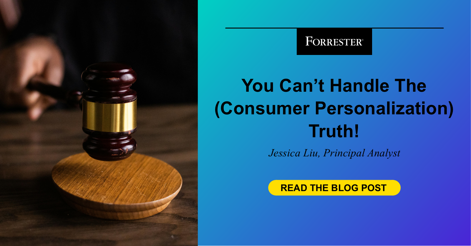 You Can’t Handle The (Consumer Personalization) Truth!
