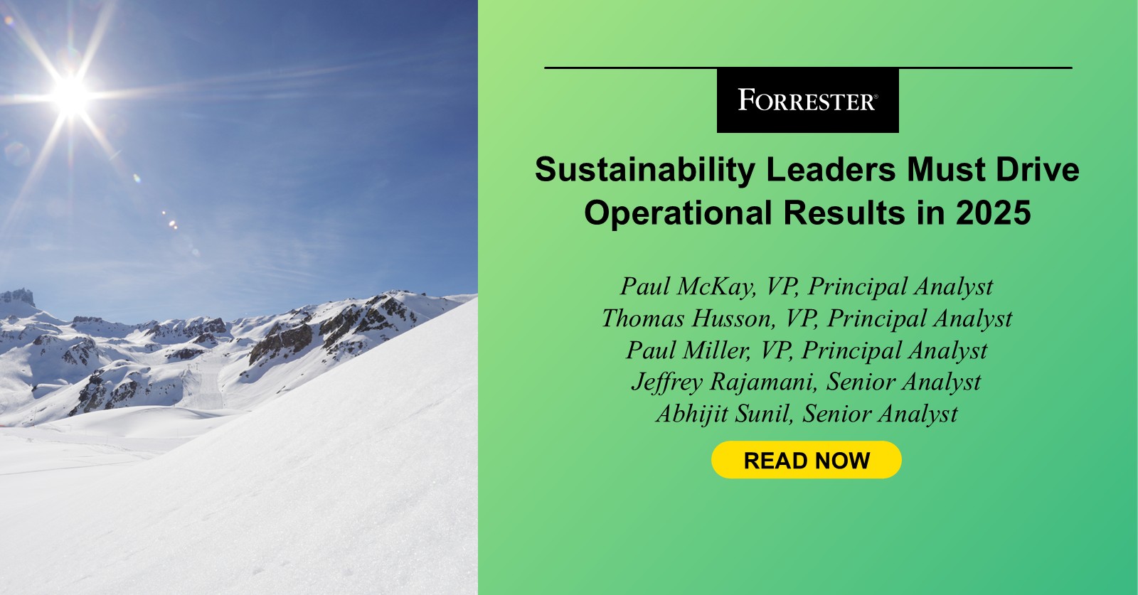 Sustainability Leaders Must Drive Operational Results in 2025