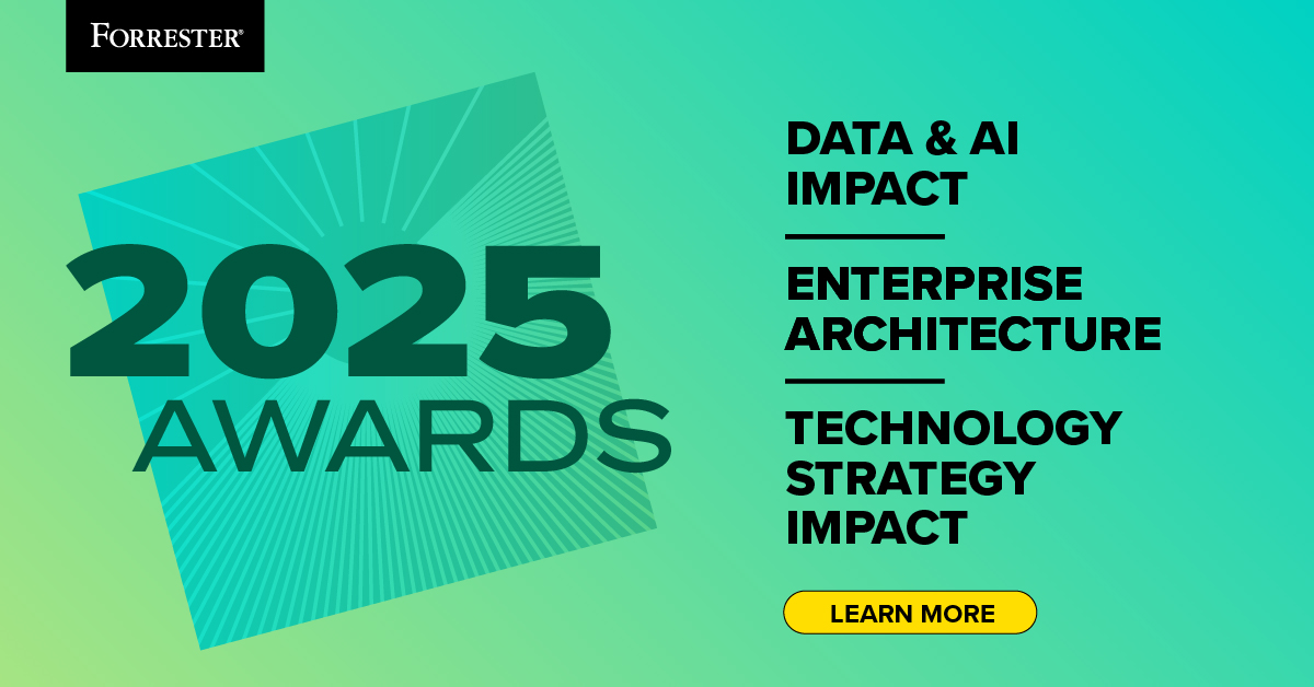 Call For Entries: Forrester Data & AI Impact Award!