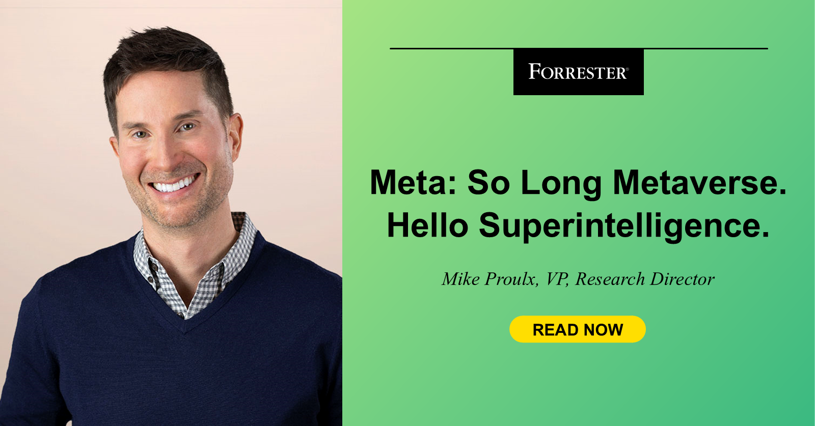Meta: So Long Metaverse. Hello Superintelligence.
