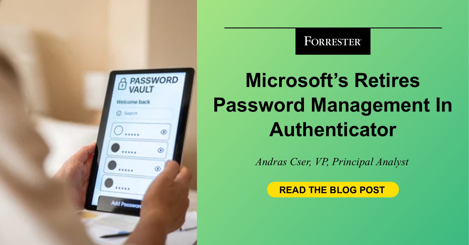 Microsoft’s Retires Password Management In Authenticator