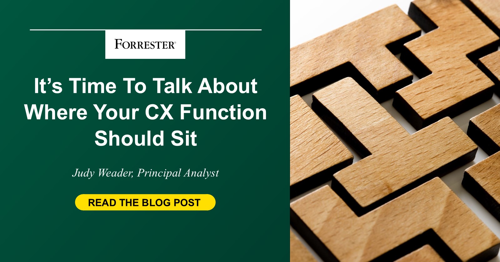 It’s Time To Talk About Where Your CX Function Should Sit