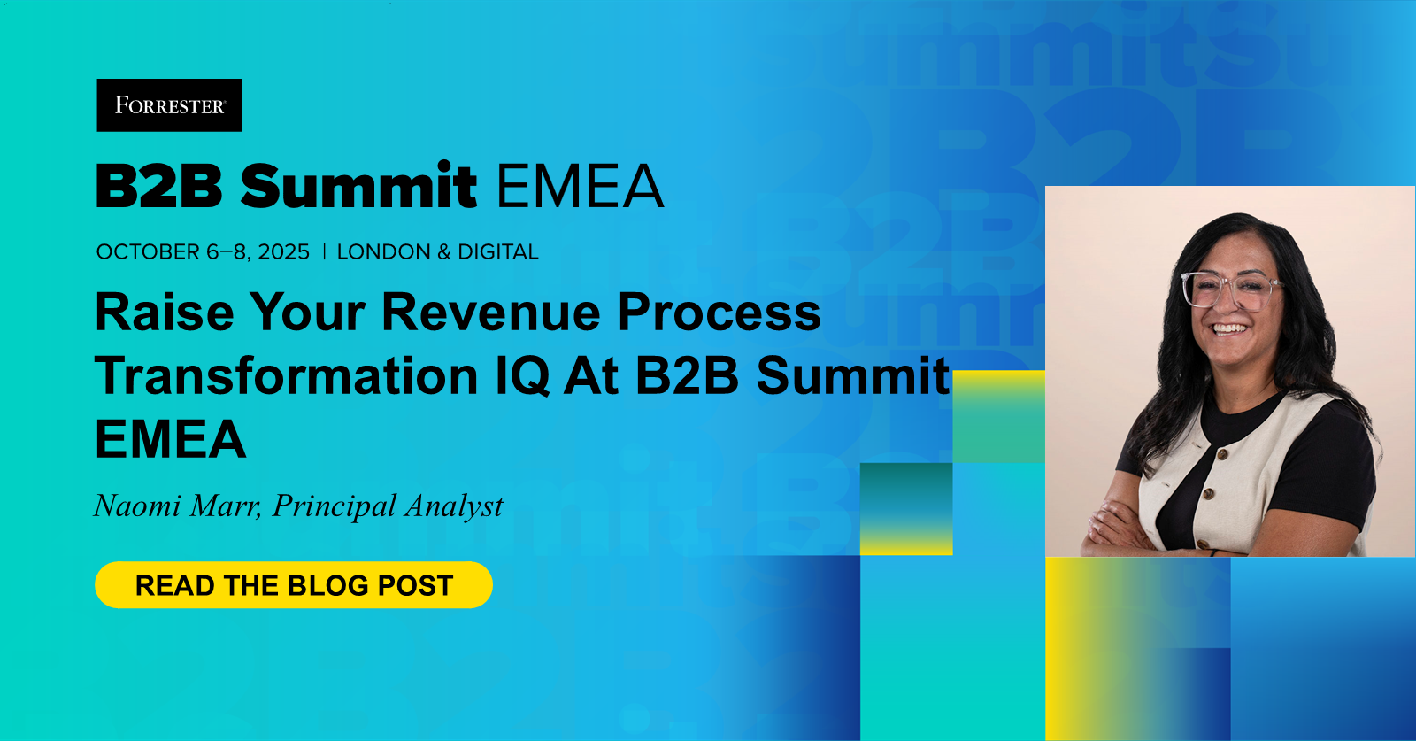 Raise Your Revenue Process Transformation IQ At B2B Summit EMEA