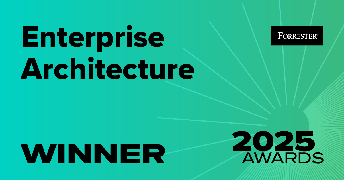 Forrester’s 2025 Enterprise Architecture Award Winner And Runner-Up For EMEA